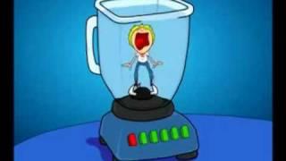 Joe Cartoon Fred in a Blender