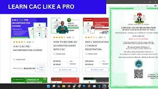 CAC online course | How to Register Company, Business & NGO | Enroll Now