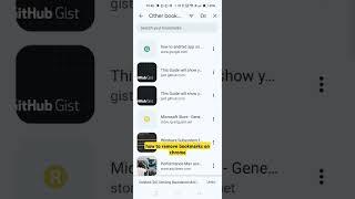 how to remove bookmarks on chrome #howtech #googlechrome #tech #android