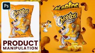 Cheetos  Product Manipulation Design Tutorial in Photoshop | photoshop manipulation