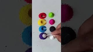 Simple Rangoli| Satisfying Rangoli|Easy Rangoli Tips and Tricks|ASMR #rangoli#satisfying#asmr#viral