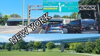 NYC DRIVING FROM ASTORIA QNS NY TO LITTLE BAY PARK, BAYSIDE QNS NY. SEPT 2024