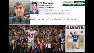 The Fascinating Case of Eli Manning: Does He Belong in the Hall of Fame?