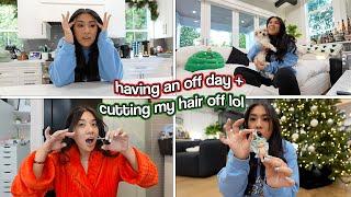 CUTTING MY HAIR + Having An Off Day... Vlogmas Day 4