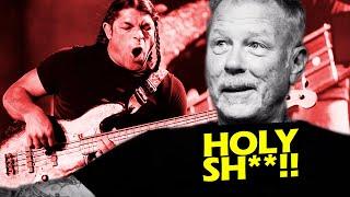 JAMES HETFIELD SHOCKED BY ROBERT TRUJILLO CRAZY SKILLS (RARE) - #METALLICA