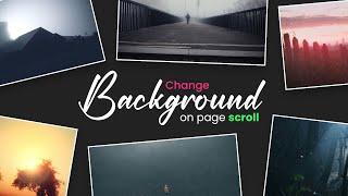 Change Background Image on Scroll using Javascript