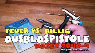 Teuer vs. billig - Hazet Druckluft Ausblaspistole 9040-4