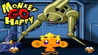 Monkey GO Happy Sci-fi Full Levels Complete Walkthrough