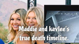 Maddie and kaley's true death timeline is 2:20-3am