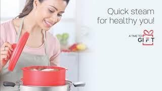 Multipurpose Steamer for healthy cooking with Tupperware Steam It