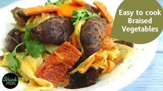 Step by Step how to cook Braised Mix Vegetables (Chap Chye)