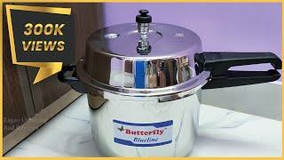 Butterfly Blue Line Stainless Steel Pressure Cooker Unboxing & Review | Best Pressure Cooker