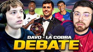 DEBATE CON LA COBRA: EL MADRID ESTA ACABADO? EL BARCA ARRASA? BALON DE ORO JUSTO? (2024)