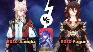 E0S0 Jiaoqiu vs E0S0 Fugue ft Acheron | MOC12 | Character Comparison | HSR | V2.7|