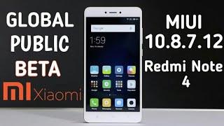 Install miui 10 Redmi Note 4 | Global public beta for Redmi note 4 | MIUI 10.8.7.12 | Download link