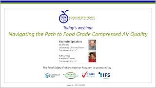 Navigating the Path to Food Grade Compressed Air Quality
