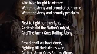 The Army Song (with lyrics) performed by The United States Army Band