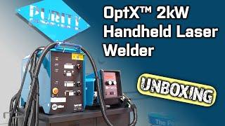 Miller Electric Laser Welder  - unboxing the new OptX Hand Held Laser Welder