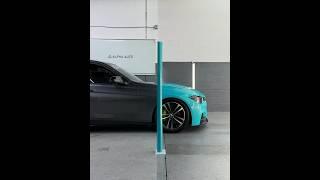 BMW 335i Inozetek Turquoise Dream Wrap #inozetek #carwrap #vinylwrap #paintprotect #bmw #windowtint