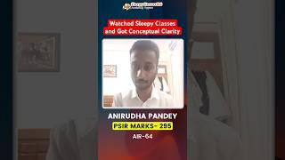Sleepy Classes Videos Helped AIR 64 Clear PSIR Concepts #upsc #upsctopper #upscmotivation #psir