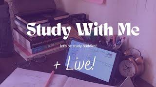 Study with Me LIVE | Focus & Productivity Session #video #studywithme