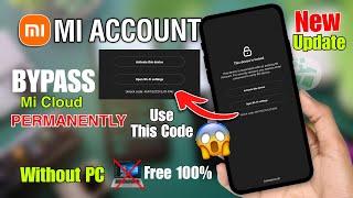 All Mi Account Free Bypass Permanent Unlock Without Pc | Mi Account  Unlock | Mi Account Remove Free