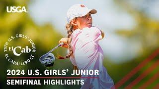 2024 U.S. Girls' Junior Highlights: Semifinal | Malixi vs Koo and Clemente vs Talley