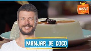 Manjar de coco com calda de ameixa | Rodrigo Hilbert | Tempero de Família