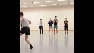 “That flow though  @homie     g in @nunes art “Union In Poetry” for @ballettzuerich junior compan