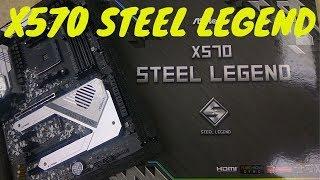 X570 ASRock Steel Legend Motherboard Unboxing | Tech Land
