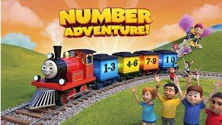 Number Train Song for Kids | Learn to Count 1-10 Fun Educational Nursery Rhyme | Choo Choo Adventure