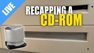 Recapping a caddy-load CD-ROM drive