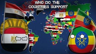 WHO DO THE COUNTRIES SUPPORT? Egypt or Ethiopia?  Alternative Mapping P28