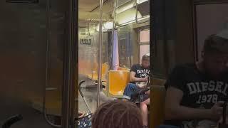 Heavy rain caused flooding on some of NYC’s subway trains Tuesday afternoon. #subway #flooding #nyc