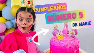 Cumpleaños número 5 de MARIE  | Super Marie Princesa Peach | Kids Marie Show 