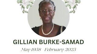 Burial of Ms. Gillian Burke-Samad from Belair, Carriacou