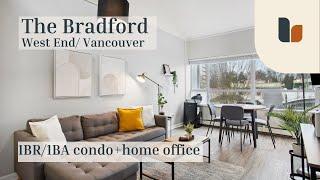 Furnished apartment rental downtown Vancouver West End The Bradford 777 Bidwell Street