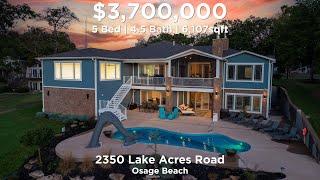 Inside a $3,700,000 home at Lake of the Ozarks