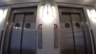 Sweden, Stockholm, Söderhallarna, 2X Hissgruppen AB elevator