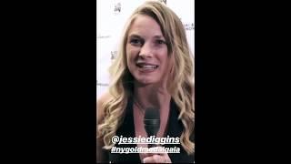 Jessie Diggins Instagram Stories - New York Gold Medal Gala