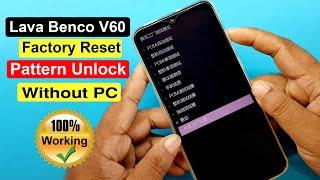 Lava Benco V60 Hard Reset | Factory Reset | Lava Benco V60 Pattern Unlock |