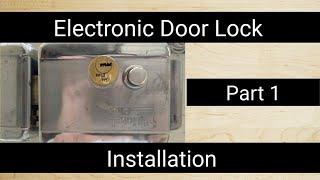 How to install CP Plus Electronic Door Lock | Electronic door lock kaise lagaye | Part 1/3