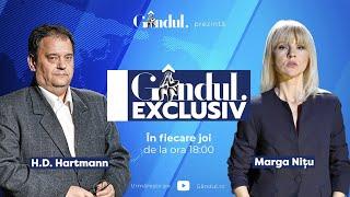 Gândul EXCLUSIV, cu Marga Nițu și H.D. Hartmann: Invitat: Cristian Diaconescu