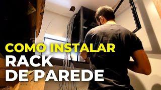 COMO FIXAR RACK DE PAREDE | CABEAMENTO ESTRUTURADO