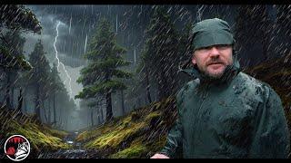 ️ Forced to Take Shelter as Severe Storms Hits - Hail, Rain, Lightning & Thunder - ASMR Adventure