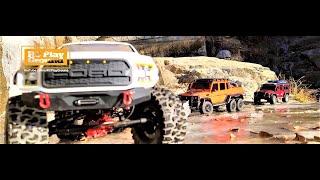 RC Car Traction Hobby Brabus 6x6 & Cragsman C F150 & Traxxas TRX4 Defender