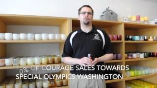 Courage: Glassybaby & Special Olympics Washington