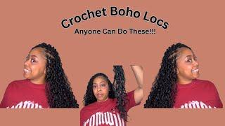 Watch Me Do Crochet Boho Faux Locs| Beginner Friendly Illusion Method