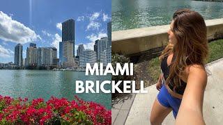 Miami Brickell walking tour vlog [4K]