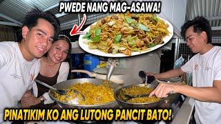 PINAGLUTO KO SI LANGGA NG PANCIT BATO ALA ROEL!